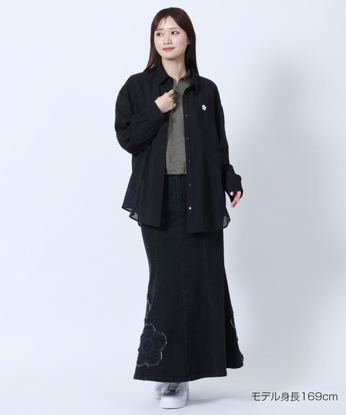 MARY QUANT(マリークワント)の「ボンディングポロ プルオーバー(ポロシャツ・レディース・ブラック/グレー/ブラウン・M)」の5枚目の写真