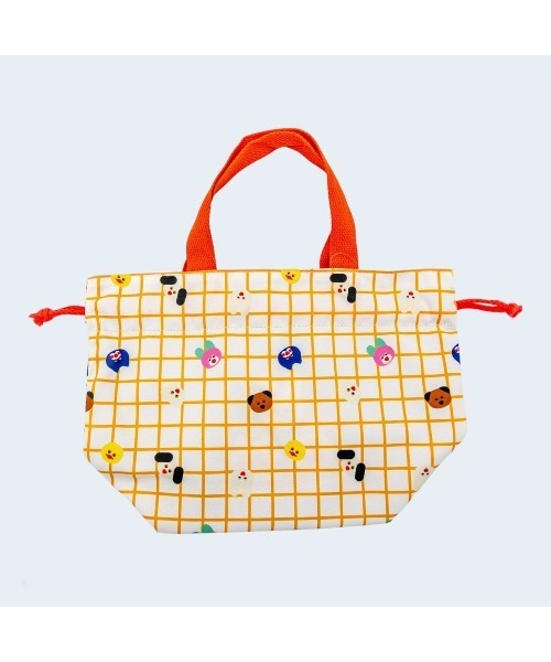 BAYBLO(ベイブロ)の「(SK)【mojojojo/モジョジョジョ】リバーシブル 2WAY巾着手提げトートバッグ(ハンドバッグ・レディース・ブルー系その他・ONE SIZE)」の2枚目の写真