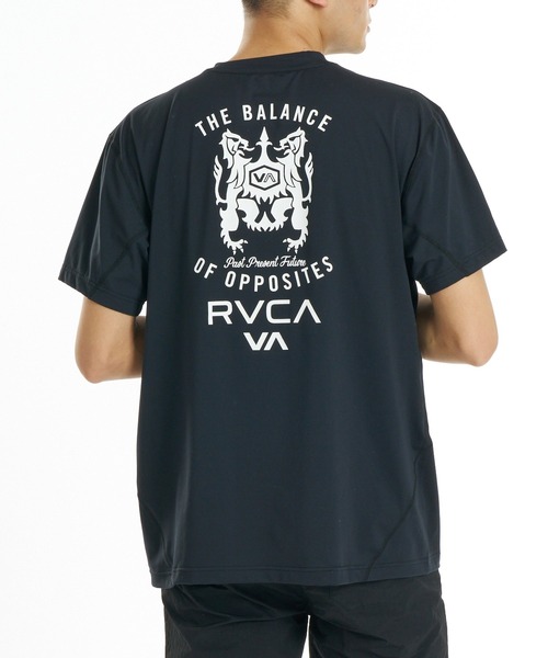 RVCA(ルーカ)の「RVCA メンズ RVCA VA VENT SS TEE Tシャツ 【2026年秋冬モデル】/ルーカドライストレッチ半袖Tシャツ(Tシャツ/カットソー・メンズ・ホワイト/ブラック・SMALL/MEDIUM/LARGE/X-LARGE)」の3枚目の写真