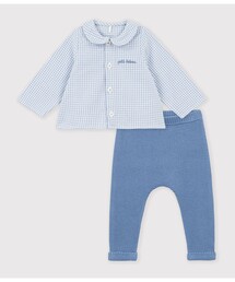 PETIT BATEAU | ベビー2点セット(シャツ/ブラウス)