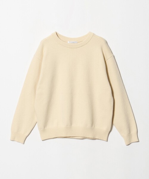 BEAUTY&YOUTH UNITED ARROWS（ビューティーアンドユースユナイテッドアローズ）の「コットンブレンド バックタック ニットプルオーバー ウォッシャブル（ニット/セーター・レディース・ピンク/ネイビー/オフホワイト・FREE）」の2枚目の写真