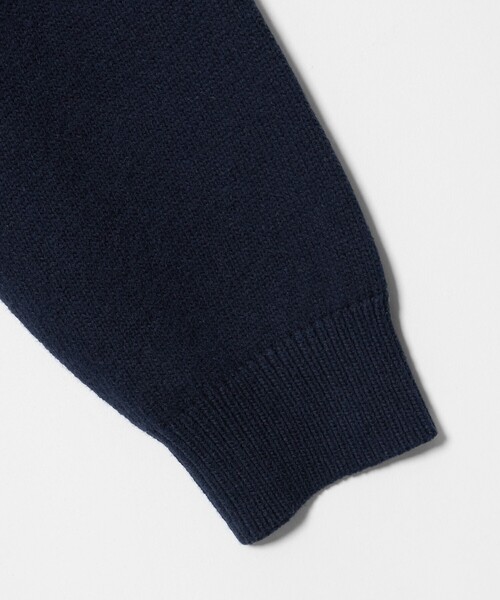 BEAUTY&YOUTH UNITED ARROWS（ビューティーアンドユースユナイテッドアローズ）の「コットンブレンド バックタック ニットプルオーバー ウォッシャブル（ニット/セーター・レディース・ピンク/ネイビー/オフホワイト・FREE）」の6枚目の写真