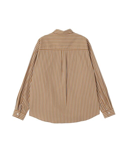 CRAFT STANDARD BOUTIQUE(クラフトスタンダードブティック)の「ストライプシャツ(シャツ/ブラウス・メンズ・キャメル/チャコールグレー・M/L)」の13枚目の写真