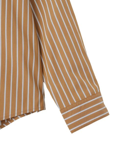 CRAFT STANDARD BOUTIQUE(クラフトスタンダードブティック)の「ストライプシャツ(シャツ/ブラウス・メンズ・キャメル/チャコールグレー・M/L)」の15枚目の写真