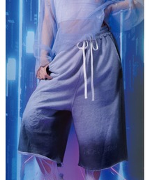 lulufa（ルルファ）の「【RE:MUSEIGEN】スプレー加工刺繍ニットショートパンツ（その他パンツ）」