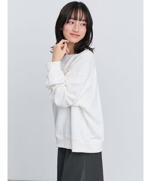 Samansa Mos2(サマンサ モスモス)の「くり抜き刺繍スウェット(スウェット・レディース・グレー/ブラック/アイボリー・F)」の14枚目の写真