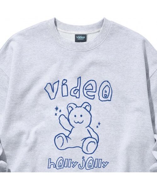 Video Jockey（ビデオジョッキー）の「私の足がクマの足だなんて スウェットシャツ [グレー]（スウェット・レディース・その他・LARGE）」の3枚目の写真
