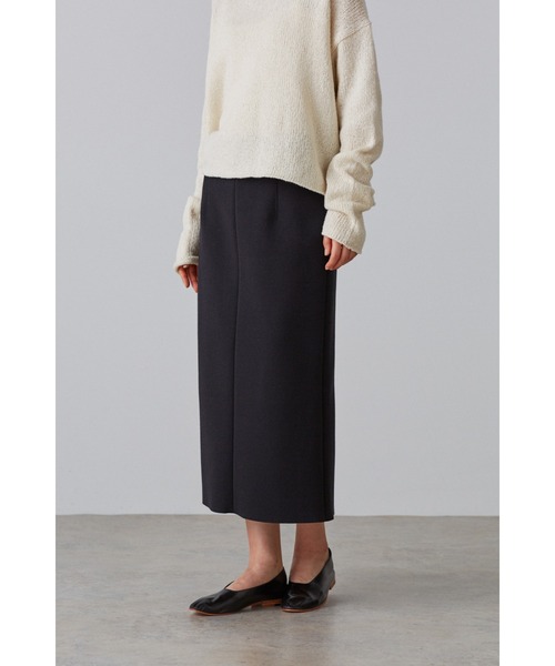 YLEVE(イレーヴ)の「YLEVE / TWEEDY BONDING JERSEY SK(スカート・レディース・ホワイト/ブラック/ネイビー・1/0/2)」の10枚目の写真