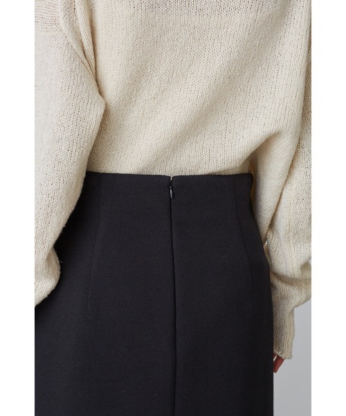 YLEVE(イレーヴ)の「YLEVE / TWEEDY BONDING JERSEY SK(スカート・レディース・ホワイト/ブラック/ネイビー・1/0/2)」の14枚目の写真