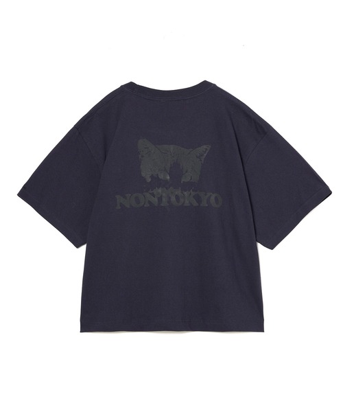 NON TOKYO(ノントーキョー)の「PRINT SHORT T-SHIRT(CAT)(Tシャツ/カットソー・レディース・カーキ/ブルー/ホワイト/ネイビー・2/1)」の11枚目の写真