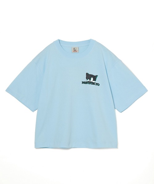 NON TOKYO(ノントーキョー)の「PRINT SHORT T-SHIRT(CAT)(Tシャツ/カットソー・レディース・カーキ/ブルー/ホワイト/ネイビー・2/1)」の12枚目の写真