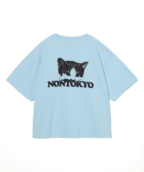 NON TOKYO(ノントーキョー)の「PRINT SHORT T-SHIRT(CAT)(Tシャツ/カットソー・レディース・カーキ/ブルー/ホワイト/ネイビー・2/1)」の13枚目の写真