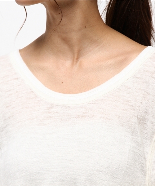 タンクトップ ノースリーブ 「V::ROOM 」ブイ ルーム/ linen ester jersey  tanktop レディース セール】【V::ROOM 】ブイ ルーム/ linen ester jersey tanktop