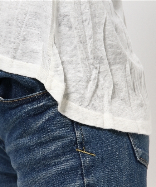 タンクトップ ノースリーブ 「V::ROOM 」ブイ ルーム/ linen ester jersey  tanktop レディース セール】【V::ROOM 】ブイ ルーム/ linen ester jersey tanktop