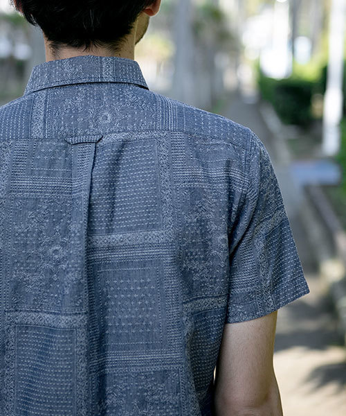 NANO universe（ナノユニバース）の「バンダナJQシャツ S/S（シャツ/ブラウス・メンズ・ホワイト/ブラック/ネイビー・SMALL/LARGE/MEDIUM）」の11枚目の写真