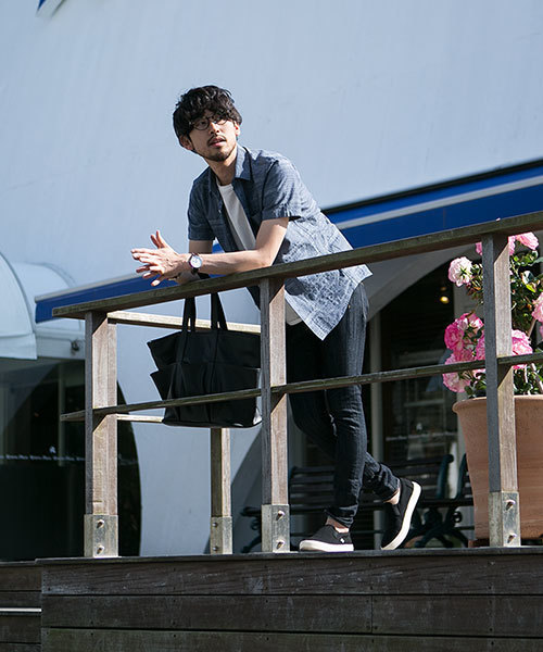 NANO universe（ナノユニバース）の「バンダナJQシャツ S/S（シャツ/ブラウス・メンズ・ホワイト/ブラック/ネイビー・SMALL/LARGE/MEDIUM）」の7枚目の写真