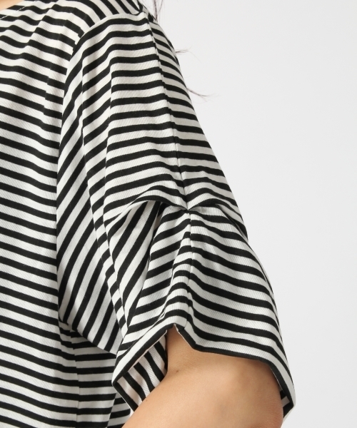 GLOBAL WORK(グローバルワーク)の「【吸水速乾】ソデタックプルオーバー半袖/730747(Tシャツ/カットソー・レディース・ホワイト/ブラック/その他/カーキ/ダークブルー・LARGE/MEDIUM)」の19枚目の写真