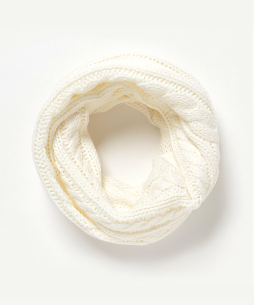 WEGO(ウィゴー)の「WEGO/ケーブルスヌード(ネックウォーマー/スヌード・メンズ・ホワイト/グレー/ワイン/ブラック/キャメル・FREE)」の10枚目の写真