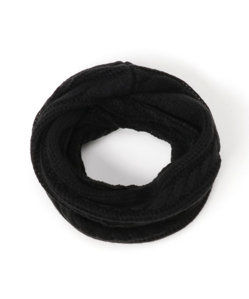 WEGO(ウィゴー)の「WEGO/ケーブルスヌード(ネックウォーマー/スヌード・メンズ・ホワイト/グレー/ワイン/ブラック/キャメル・FREE)」の11枚目の写真