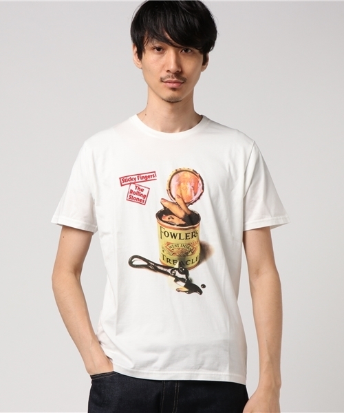 HYSTERIC GLAMOUR（ヒステリックグラマー）の「RS/STICKY FINGERS SPAIN VERSION pt T-SH（Tシャツ/カットソー・メンズ・ホワイト/パープル/ブラック・SMALL/MEDIUM/LARGE）」の18枚目の写真