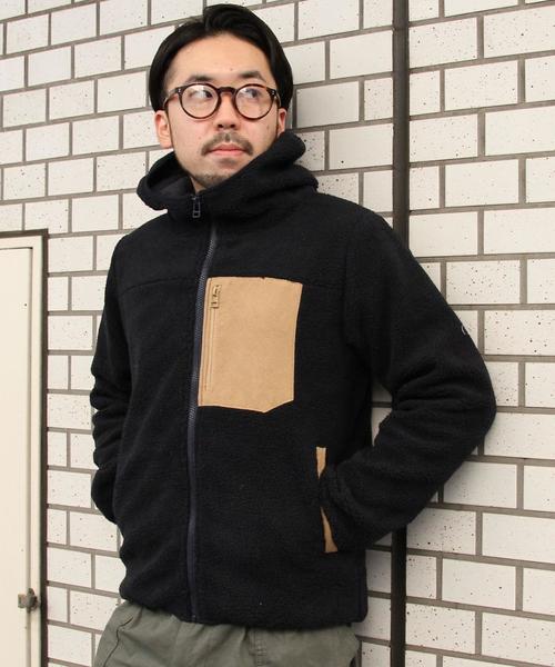 coen（コーエン）の「ボアブルゾン（ブルゾン・メンズ・ネイビー/オフホワイト・LARGE/SMALL/X-LARGE/MEDIUM）」の2枚目の写真