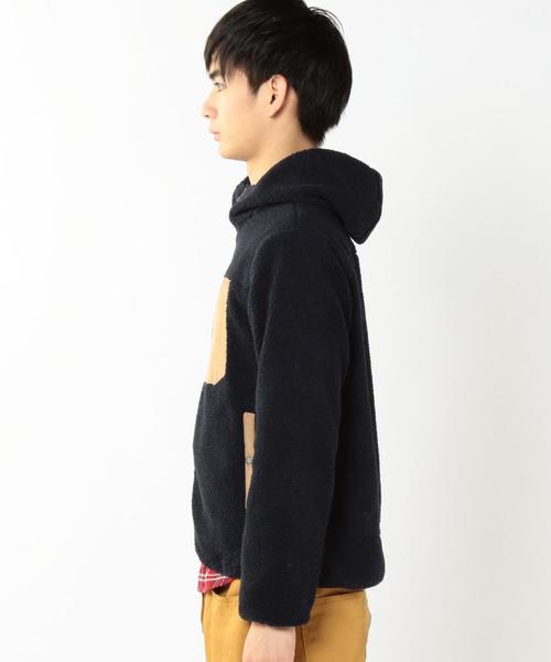 coen（コーエン）の「ボアブルゾン（ブルゾン・メンズ・ネイビー/オフホワイト・LARGE/SMALL/X-LARGE/MEDIUM）」の18枚目の写真