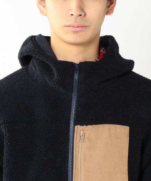 coen（コーエン）の「ボアブルゾン（ブルゾン・メンズ・ネイビー/オフホワイト・LARGE/SMALL/X-LARGE/MEDIUM）」の16枚目の写真