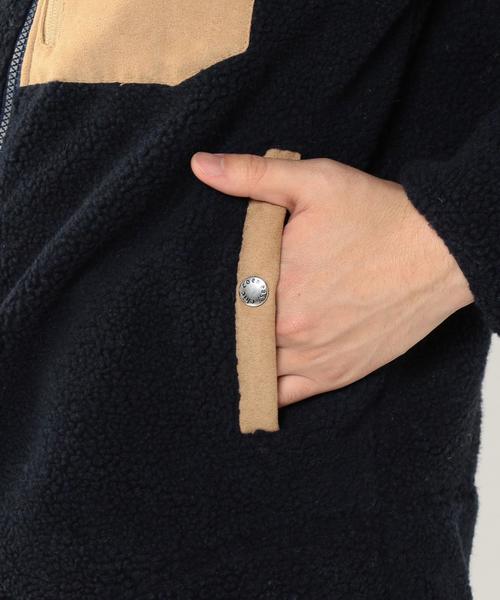 coen（コーエン）の「ボアブルゾン（ブルゾン・メンズ・ネイビー/オフホワイト・LARGE/SMALL/X-LARGE/MEDIUM）」の14枚目の写真