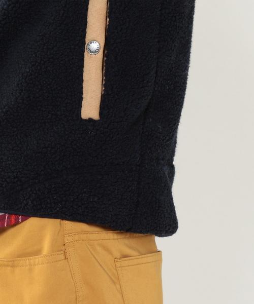 coen（コーエン）の「ボアブルゾン（ブルゾン・メンズ・ネイビー/オフホワイト・LARGE/SMALL/X-LARGE/MEDIUM）」の8枚目の写真