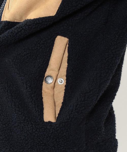 coen（コーエン）の「ボアブルゾン（ブルゾン・メンズ・ネイビー/オフホワイト・LARGE/SMALL/X-LARGE/MEDIUM）」の4枚目の写真