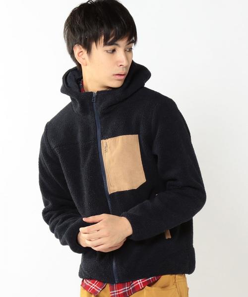 coen（コーエン）の「ボアブルゾン（ブルゾン・メンズ・ネイビー/オフホワイト・LARGE/SMALL/X-LARGE/MEDIUM）」の11枚目の写真