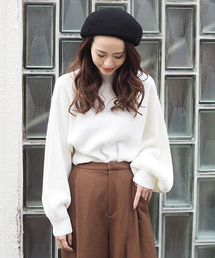 MURUA | ボリュームスリーブニット(ニット/セーター)