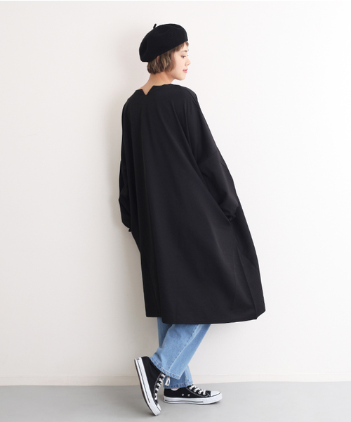 MERLOT(メルロー)の「ビッグシルエットパフ袖ワンピース4907(ワンピース・レディース・ブラック/グレー/ブルー/レッド/パープル系その他・FREE)」の20枚目の写真