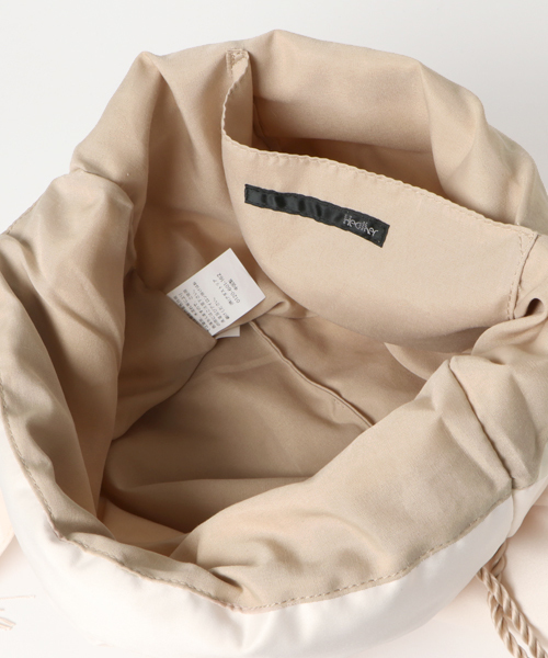 Heather（ヘザー）の「タッセルトート  746261（トートバッグ・レディース・ネイビー/ホワイト/ピンク・ONE SIZE）」の9枚目の写真