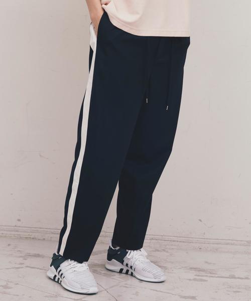 MONKEY TIME（モンキータイム）の「＜monkey time＞  TW TWILL W/1P LINE PANTS/パンツ ◆（その他パンツ・メンズ・ブラック・LARGE/SMALL/MEDIUM）」の4枚目の写真