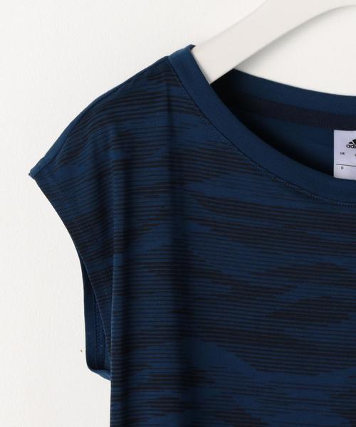 adidas（アディダス）の「adidas（アディダス） トレーニングカモ F/Sトップス（Tシャツ/カットソー・レディース・ホワイト/ロイヤルブルー・MEDIUM/SMALL）」の11枚目の写真