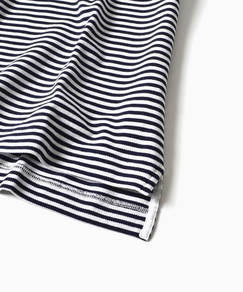 LACOSTE（ラコステ）の「LACOSTE(ラコステ):【SHIPS別注】70's ドロップテイル ポロシャツ（ポロシャツ・メンズ・ネイビー/ホワイト/ブルー/キャメル/グレー・MEDIUM/SMALL/LARGE/X-LARGE/X-SMALL）」の6枚目の写真