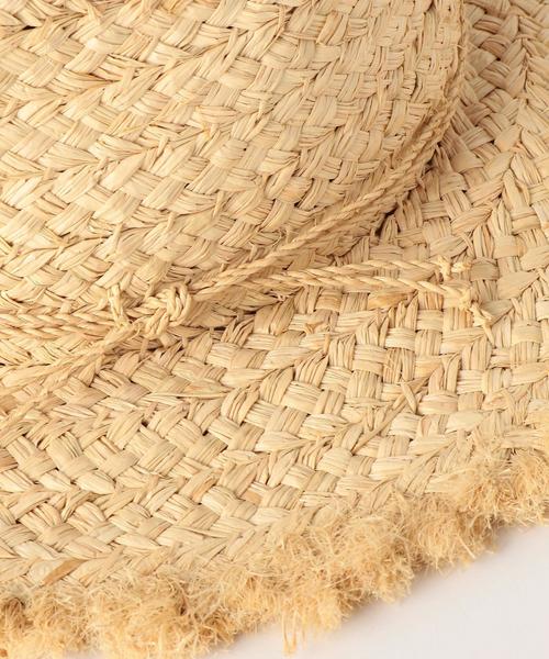 Another Edition（アナザーエディション）の「CutOffストローハット ◆（ハット・レディース・ベージュ/ブラウン・FREE）」の5枚目の写真