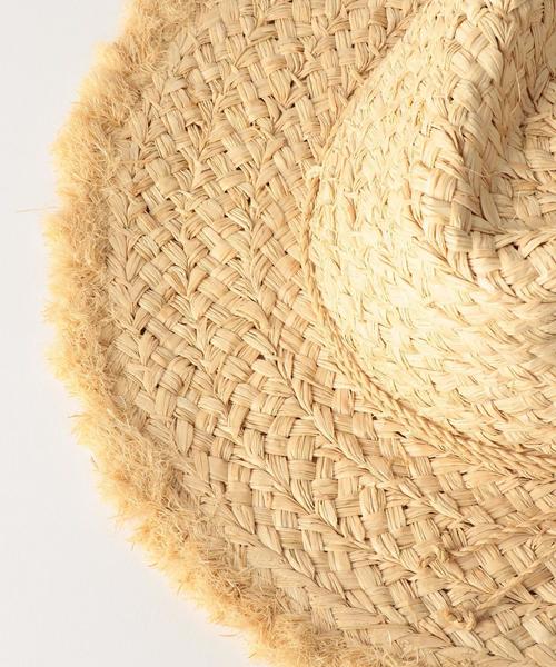 Another Edition（アナザーエディション）の「CutOffストローハット ◆（ハット・レディース・ベージュ/ブラウン・FREE）」の6枚目の写真