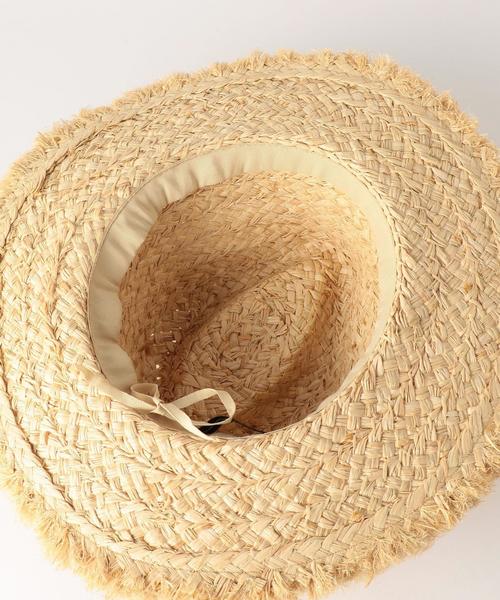 Another Edition（アナザーエディション）の「CutOffストローハット ◆（ハット・レディース・ベージュ/ブラウン・FREE）」の7枚目の写真