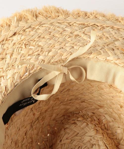 Another Edition（アナザーエディション）の「CutOffストローハット ◆（ハット・レディース・ベージュ/ブラウン・FREE）」の8枚目の写真