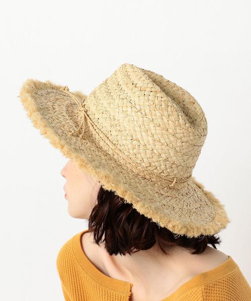 Another Edition（アナザーエディション）の「CutOffストローハット ◆（ハット・レディース・ベージュ/ブラウン・FREE）」の10枚目の写真