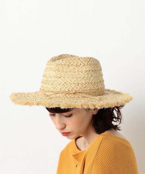Another Edition（アナザーエディション）の「CutOffストローハット ◆（ハット・レディース・ベージュ/ブラウン・FREE）」の11枚目の写真