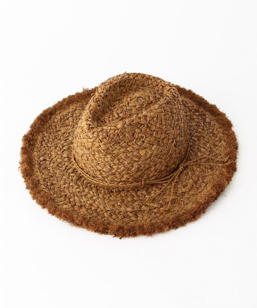 Another Edition（アナザーエディション）の「CutOffストローハット ◆（ハット・レディース・ベージュ/ブラウン・FREE）」の16枚目の写真