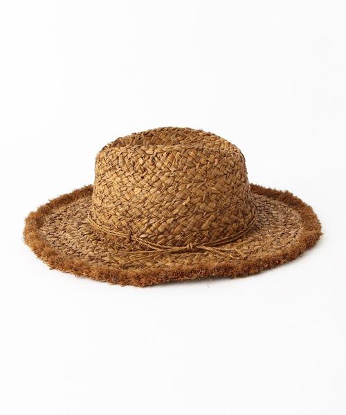 Another Edition（アナザーエディション）の「CutOffストローハット ◆（ハット・レディース・ベージュ/ブラウン・FREE）」の17枚目の写真