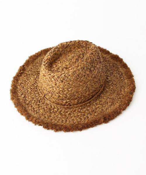 Another Edition（アナザーエディション）の「CutOffストローハット ◆（ハット・レディース・ベージュ/ブラウン・FREE）」の13枚目の写真