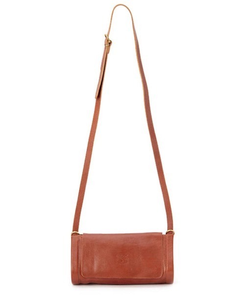 IL BISONTE（イルビゾンテ）の「IL BISONTE / ORIGINAL LEATHER / SHOULDER BAG（ショルダーバッグ・レディース・ダークブラウン/ブラック/レッド/オリーブ/グレー/ネイビー/その他/オレンジ/ナチュラル/ライトブラウン/レンガ・FREE）」の9枚目の写真