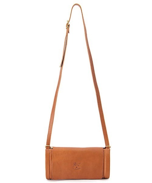 IL BISONTE（イルビゾンテ）の「IL BISONTE / ORIGINAL LEATHER / SHOULDER BAG（ショルダーバッグ・レディース・ダークブラウン/ブラック/レッド/オリーブ/グレー/ネイビー/その他/オレンジ/ナチュラル/ライトブラウン/レンガ・FREE）」の4枚目の写真