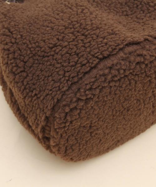 coen（コーエン）の「ボア巾着ショルダーバッグ（ショルダーバッグ・レディース・オフホワイト/ブラウン・FREE）」の13枚目の写真