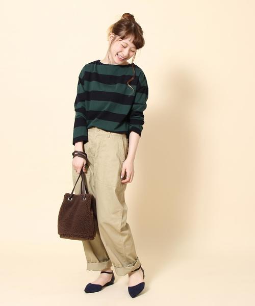 coen（コーエン）の「ボア巾着ショルダーバッグ（ショルダーバッグ・レディース・オフホワイト/ブラウン・FREE）」の14枚目の写真